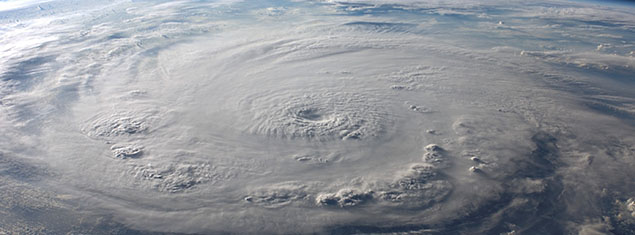 Hurricane from space